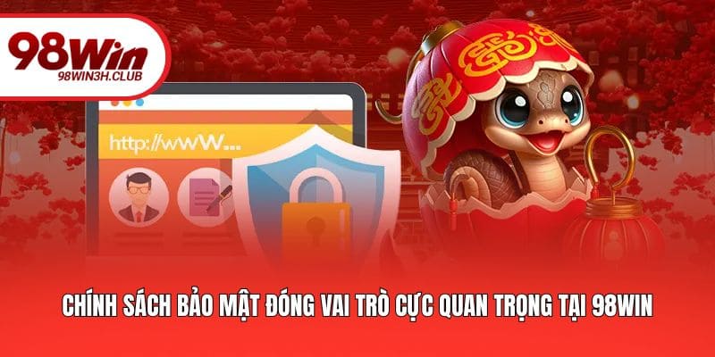 Chính sách bảo mật đóng vai trò cực quan trọng tại 98WIN
